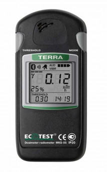 Дозиметр–радиометр Ecotest МКС-05 «ТЕРРА» New Bluetooth (кожаный чехол в ПОДАРОК) Дозиметр–радиометр Ecotest МКС-05 «ТЕРРА» New Bluetooth (кожаный чехол в ПОДАРОК)